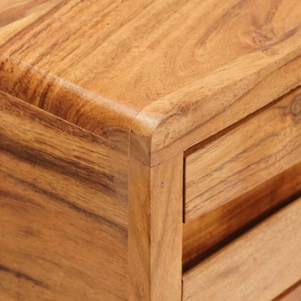 Konsolentisch Braun Akazie Massivholz 110cm