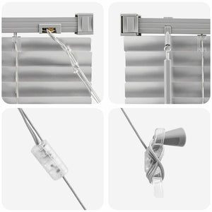 Aluminium Jalousie Silber 130x40cm