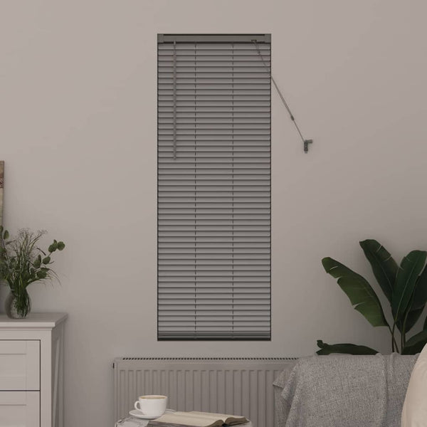 Aluminium Jalousie Silber 130x40cm