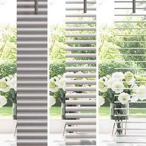 Aluminium Jalousie Silber 130x40cm