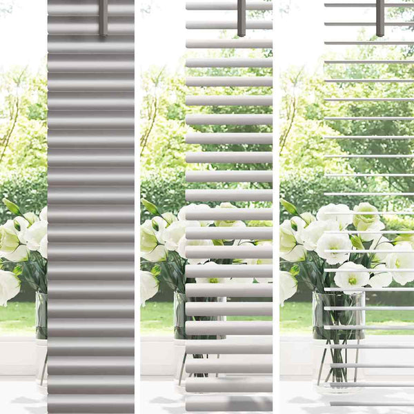 Aluminium Jalousie Silber 130x40cm