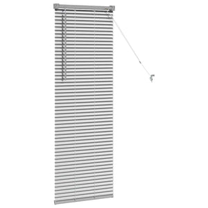 Aluminium Jalousie Silber 130x40cm