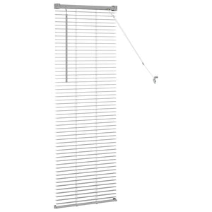 Aluminium Jalousie Silber 130x40cm