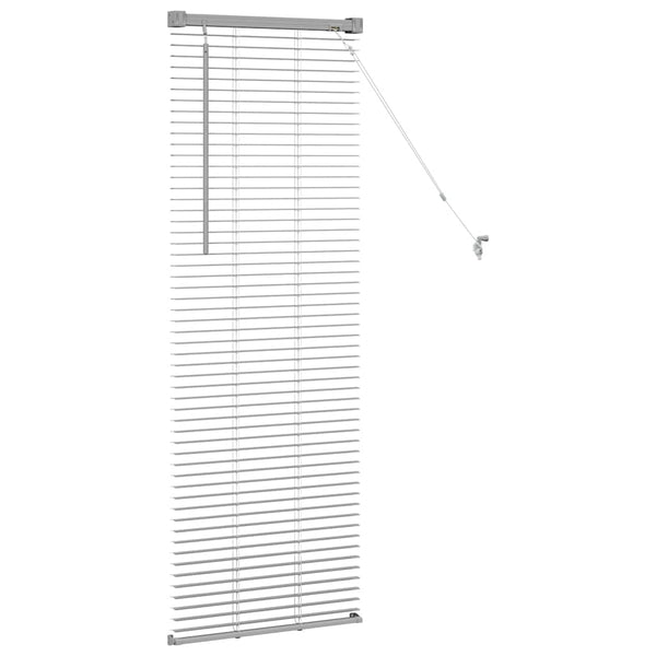 Aluminium Jalousie Silber 130x40cm