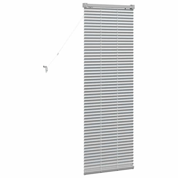Aluminium Jalousie Silber 130x40cm