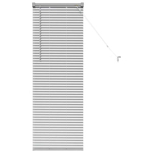 Aluminium Jalousie Silber 130x40cm