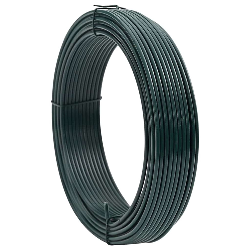 Grüner Zaunbindedraht PVC 25 m