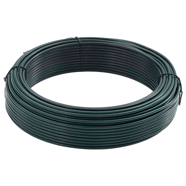 Grüner Zaunbindedraht PVC 25 m