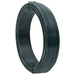 vidaXL Fil de Ligature Vert 80 m PVC