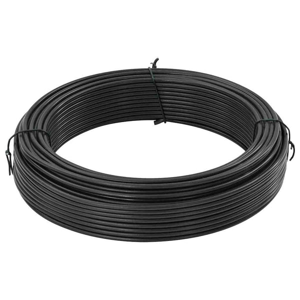 Zaunbindedraht Anthrazit 25m PVC