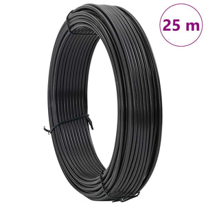 Zaunbindedraht Anthrazit 25m PVC