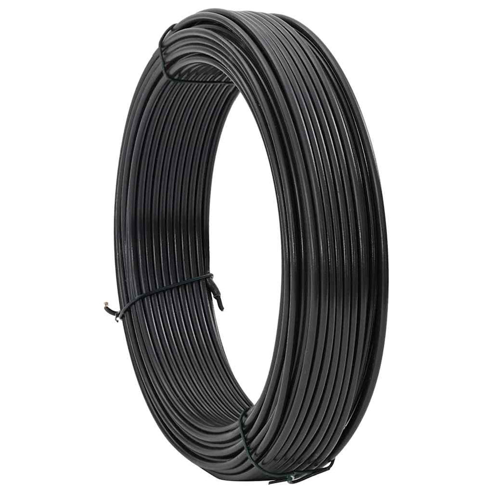 Anthrazit Zaunbindedraht 80 m PVC
