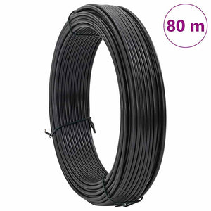 Anthrazit Zaunbindedraht 80 m PVC