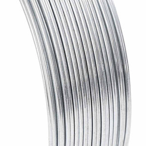 Zaunbindedraht Silber, 80 m, Verzinkt