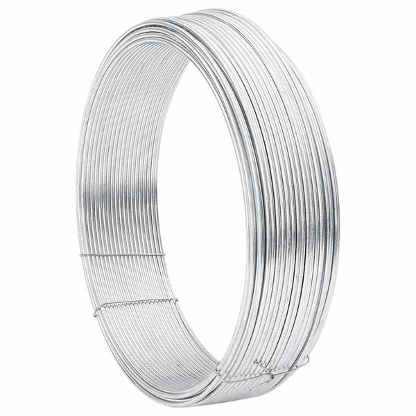 Zaunbindedraht Silber, 80 m, Verzinkt