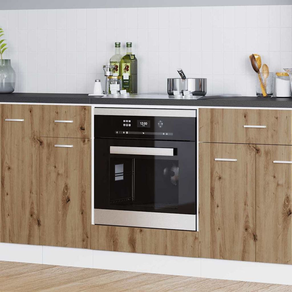 vidaXL Wall Cabinet Artisan Oak 60 x 46 x 81.5 cm Engineered Wood