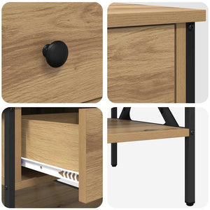 Nachttisch Artisan-Eiche, 2er-Set
