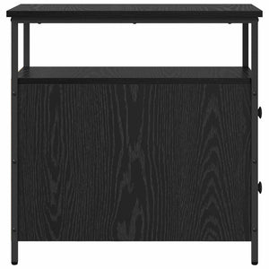 vidaXL Nightstand 2 pcs Black Oak Look 30 x 60 x 60 cm