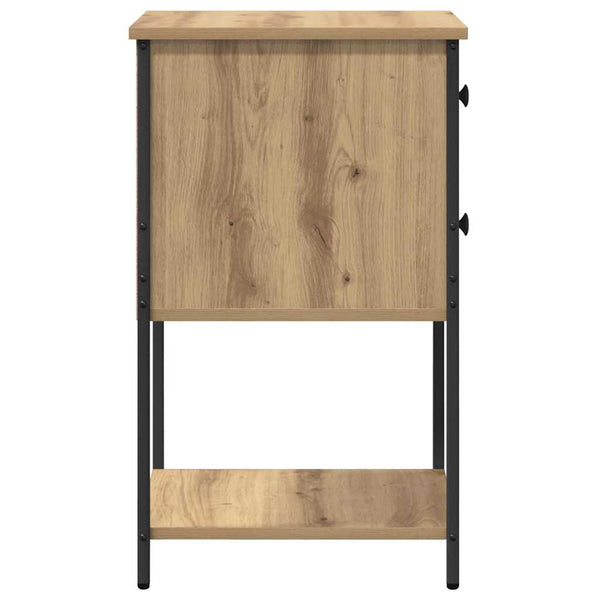 Nachttisch 2er Set Eiche 32x42x70 cm