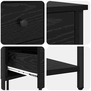 Nachttisch Schwarze Eiche Holz
