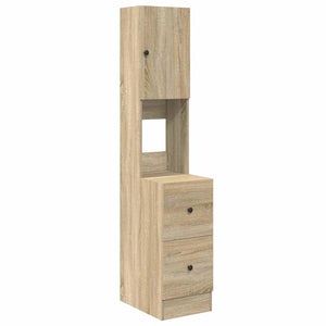Küchenschrank Beige mit Regalen 35x50x180cm