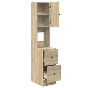 Küchenschrank Beige mit Regalen 35x50x180cm