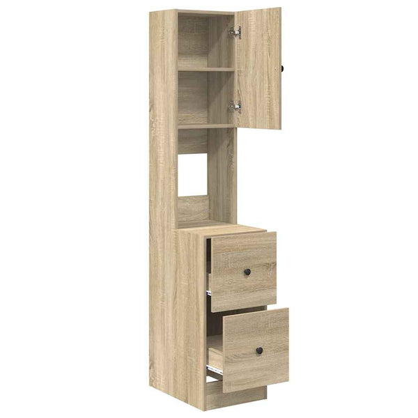 Küchenschrank Beige mit Regalen 35x50x180cm