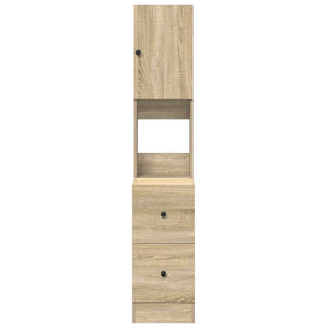 Küchenschrank Beige mit Regalen 35x50x180cm