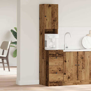 Küchenbuffet Altholz 32x50x180 cm