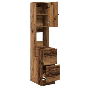 Küchenbuffet Altholz 32x50x180 cm