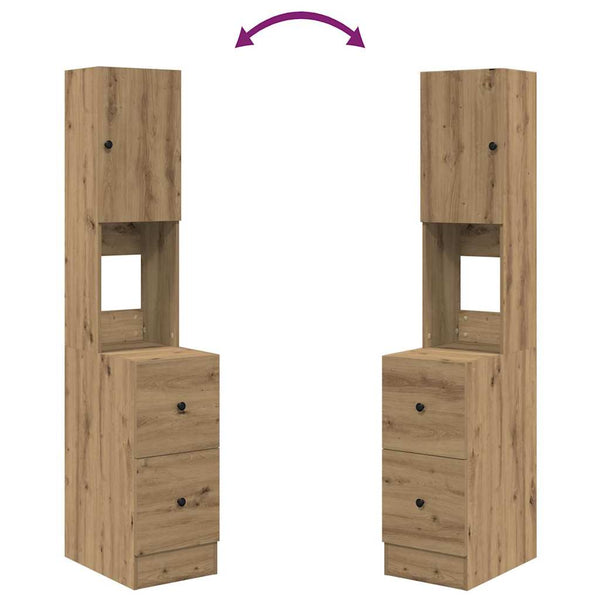 Küchenbuffet Artisan Eiche 32x50x180 cm