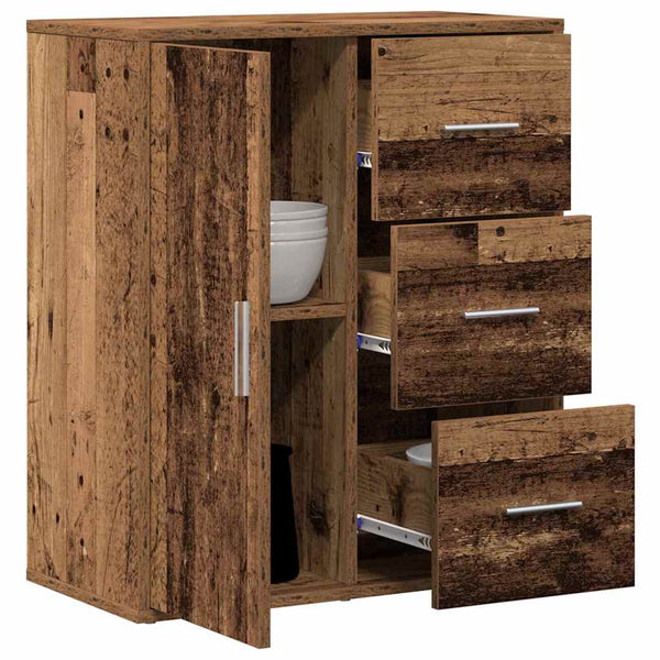 Sideboard Altholz mit Schubladen 60x31x70 cm