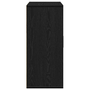 Schwarzes Sideboard Eichenoptik 60cm