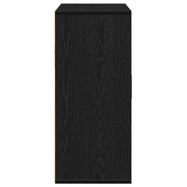Schwarzes Sideboard Eichenoptik 60cm