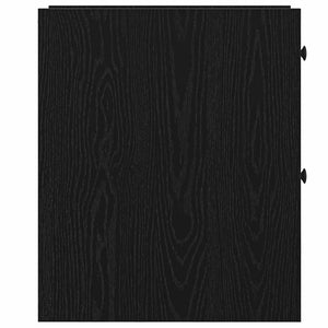 Badmöbel Set Schwarz Eichen-Optik 80cm