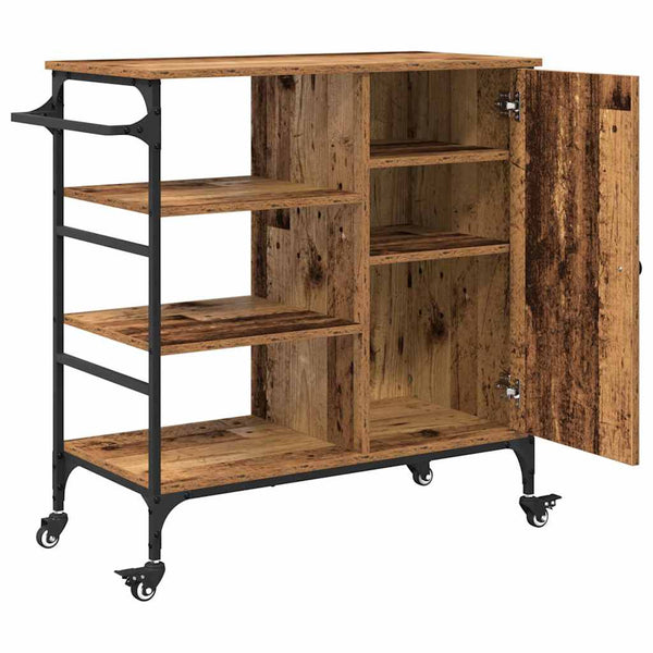 Küchenwagen Altholz 87,5x39x84,5 cm