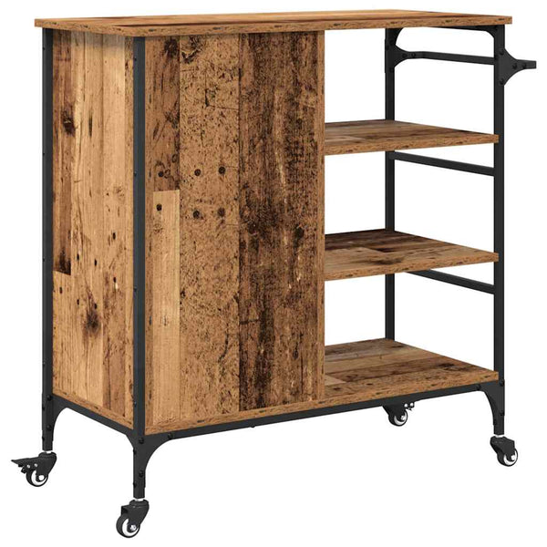 Küchenwagen Altholz 87,5x39x84,5 cm