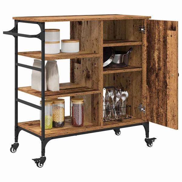Küchenwagen Altholz 87,5x39x84,5 cm