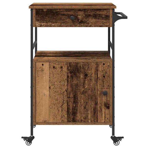 Küchenwagen Altholz 56x43x89,5 cm