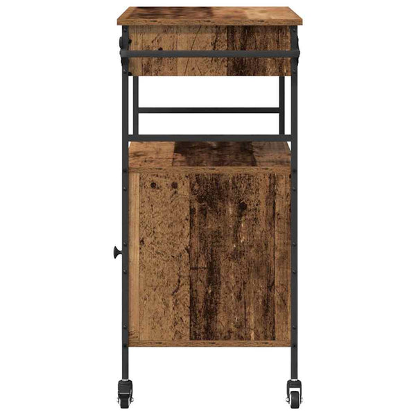 Küchenwagen Altholz 56x43x89,5 cm