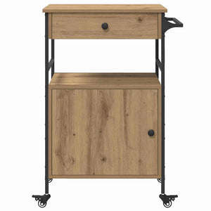 Küchenwagen Artisan Eiche 56x43x89,5 cm