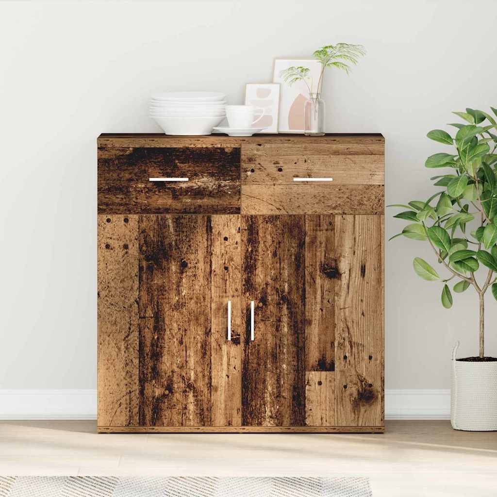 Sideboard Altholz mit Schubladen 78x38x80 cm