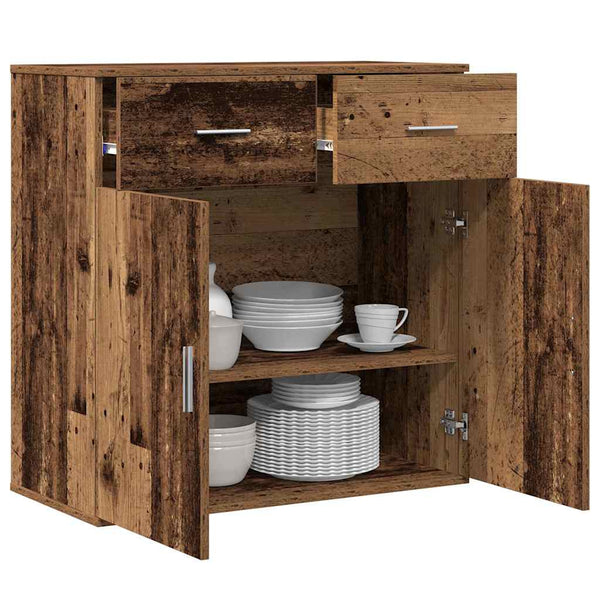 Sideboard Altholz mit Schubladen 78x38x80 cm