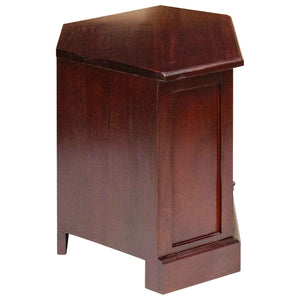 Eck-TV-Schrank Mahagoni Braun