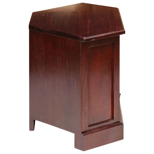 Eck-TV-Schrank Mahagoni Braun
