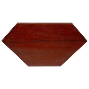 Eck-TV-Schrank Mahagoni Braun