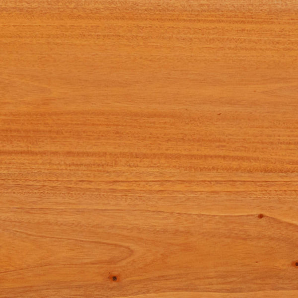 vidaXL Meuble TV Bois d'acajou massif Naturel 100 x 40,5 x 46 cm