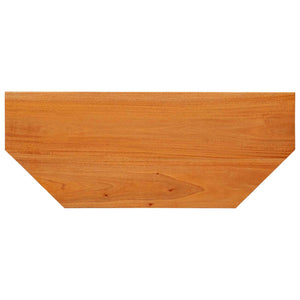 vidaXL Meuble TV Bois d'acajou massif Naturel 100 x 40,5 x 46 cm
