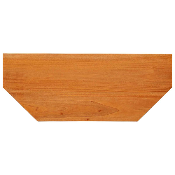 vidaXL Meuble TV Bois d'acajou massif Naturel 100 x 40,5 x 46 cm