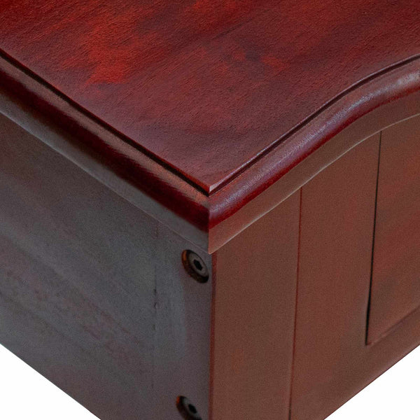 Konsolentisch Braun Mahagoni Massivholz 50cm